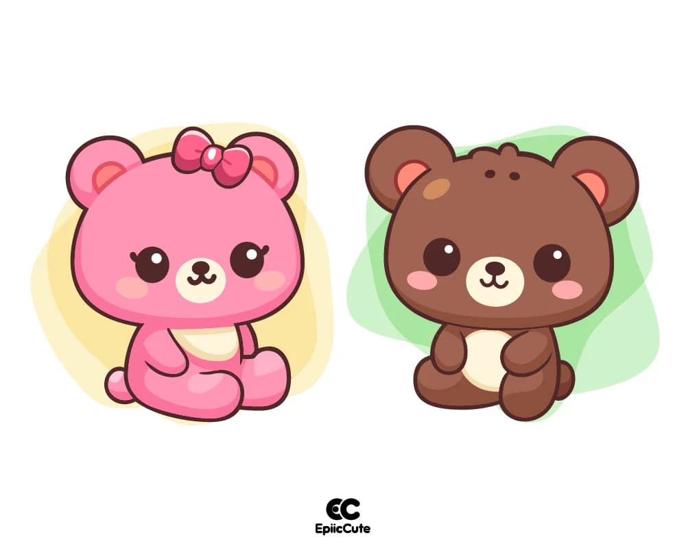 ตุ๊กตาหมีเวกเตอร์ น่ารักๆ ตัวนุ่มนิ่ม - view 1