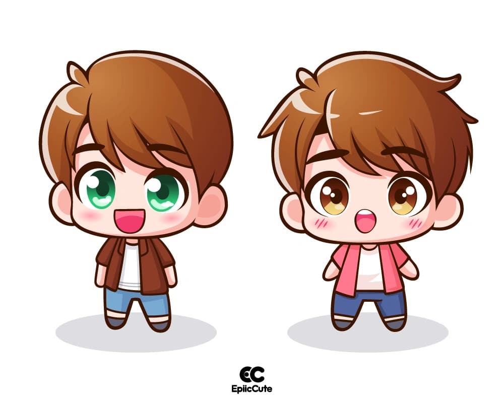 เด็กชายน่ารัก ตากลมโต ยิ้มแย้มร่าเริง - view 1